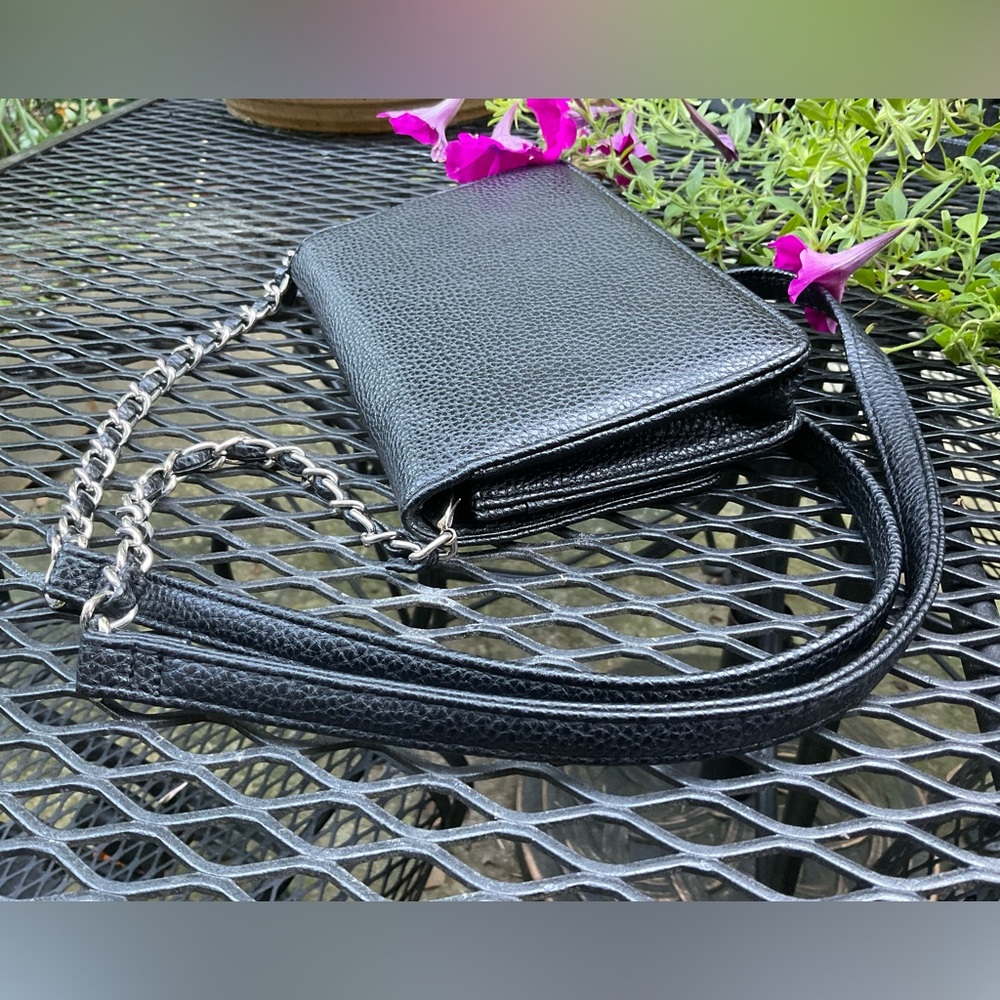 Sharp Steve Madden Multi Pocket Silver Hardware & Chain Wallet Bag! - Picture 12 of 16